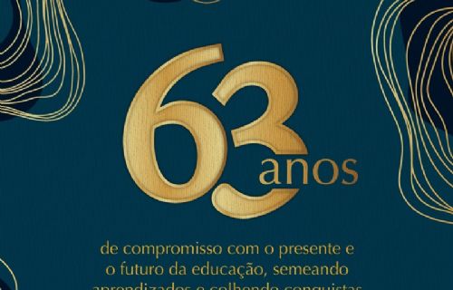 63 Anos de Compromisso e Transformação pela Educação.