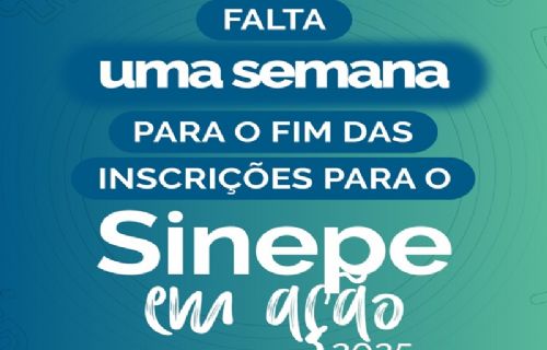 Imagem de Falta uma semana para o fim das inscrições para o Sinepe em Ação.