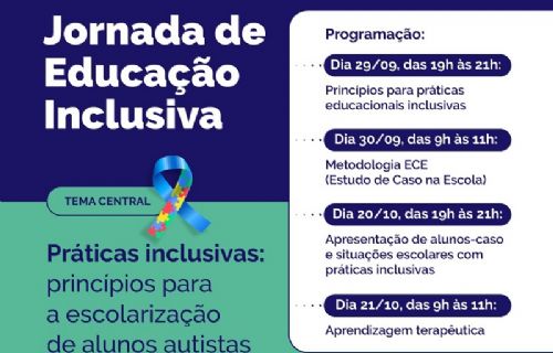 Jornada de Educação Inclusiva_Práticas Inclusivas: Princípios para a Escolarização de Alunos Autista