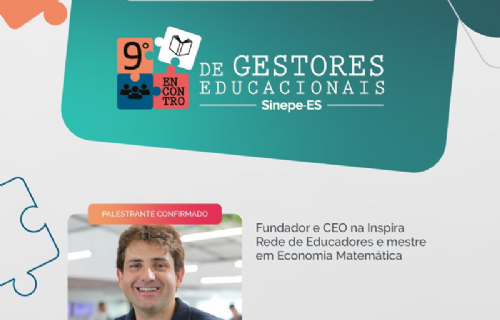 André Aguiar será um dos palestrantes confirmados do 9º Encontro de Gestores Educacionais! 