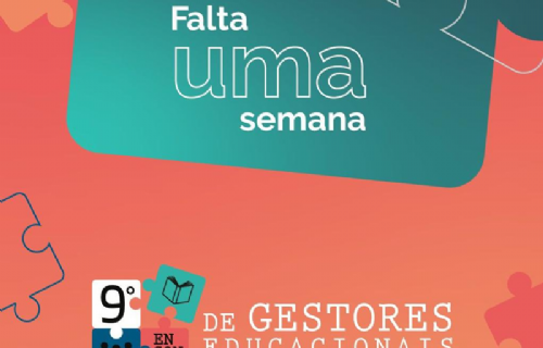 Falta uma semana para o 9º Encontro de Gestores Educacionais.