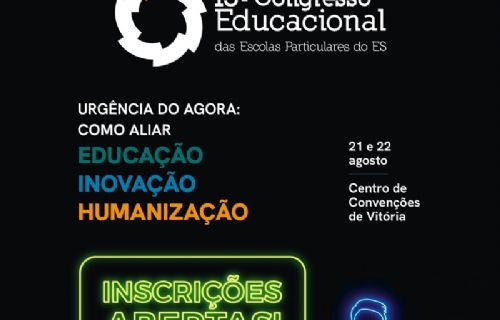 Inscrições Abertas para 13º Congresso Educacional das Escolas Particulares ES.