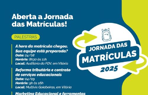 Imagem de Convite Sinepe/ES_Jornada de Matriculas 2025!